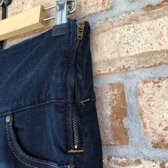 SPANX The Signature Side Zip High Waist Dark Wash Skinny Slimming Jeans 27 - Picture 4 of 16